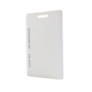 Tarjeta de proximidad estándar, perforada (gruesa), fabricada con el PVC más resistente de la industria