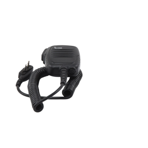 Micrófono/ bocina para radios portátiles ICOM con jack de accesorios de 2 pin.