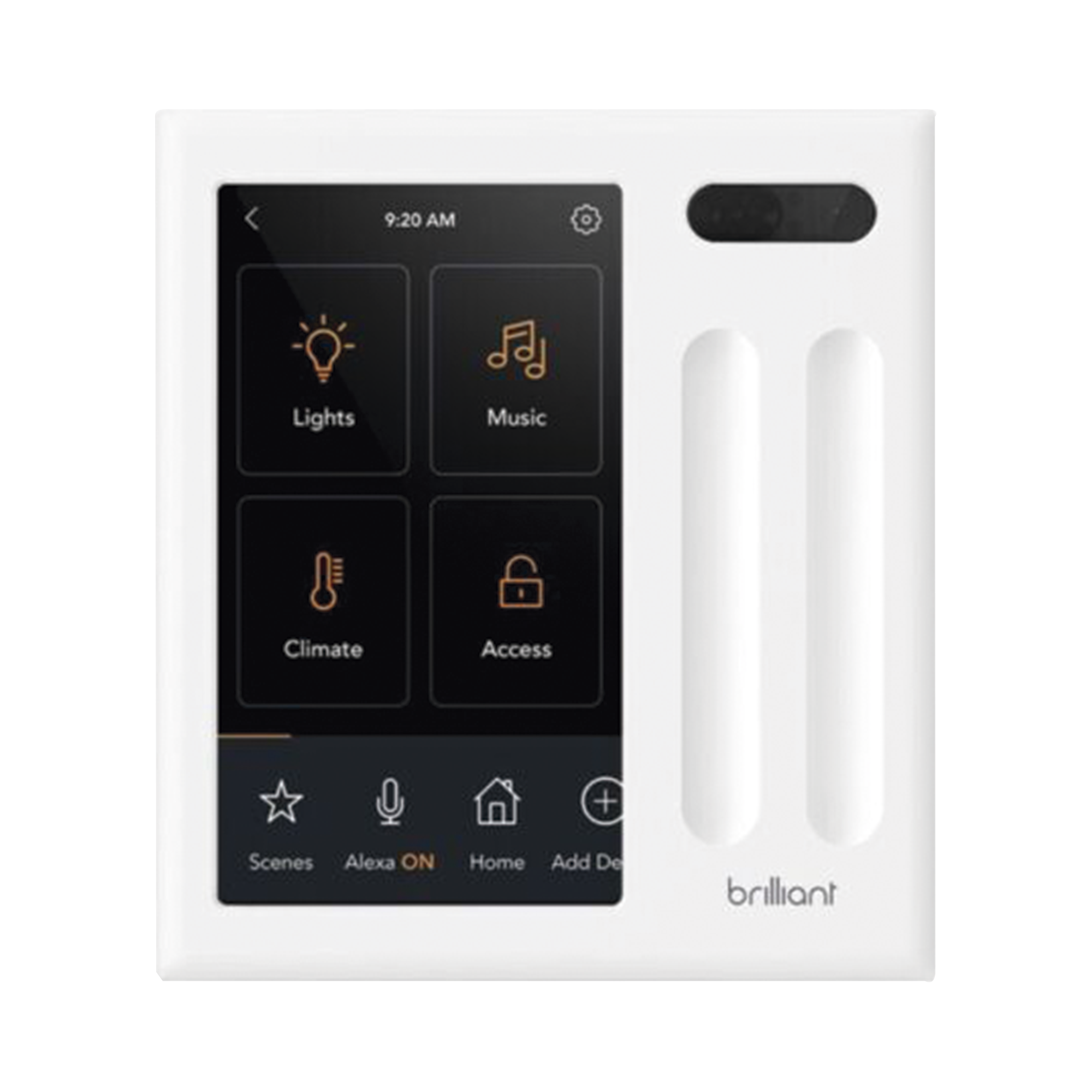 Control touch desde su pantalla en pared, compatible con 2 cargas para controlar iluminación. - Image 3