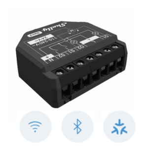 Apagador inteligente Wifi 2.4 / 2 canales Para apagador doble / 10A por canal / Compatible con asistentes de voz